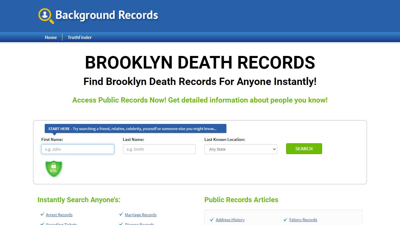 Find Brooklyn Death Records For Anyone